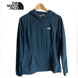 THE NORTH FACE Women’s Blue Polartec Classic Ribbed Fleece Hoodie Size Large